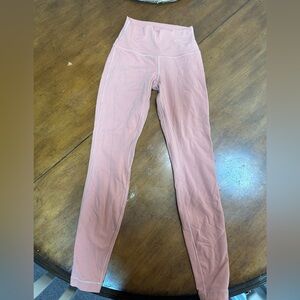 lululemon leggings in rustic coral (color no longer sold)